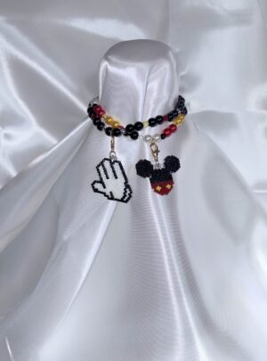 Mickey Elastic Interchangeable Charm Bracelet Set