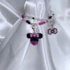 Minnie Elastic Interchangeable Charm Bracelet Set