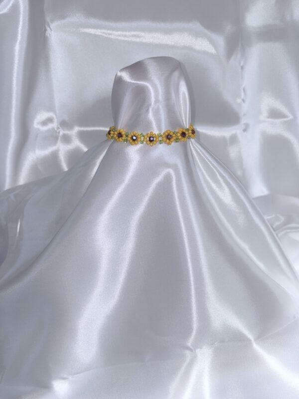 Autumn Sunflowers Beaded Bracelet