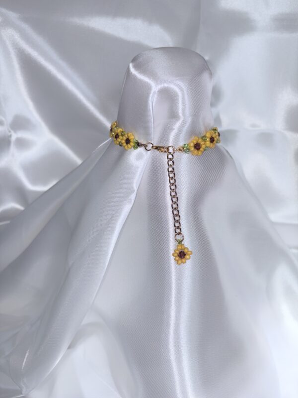 Autumn Sunflowers Beaded Bracelet