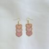 Pink Romance Beaded Earrings